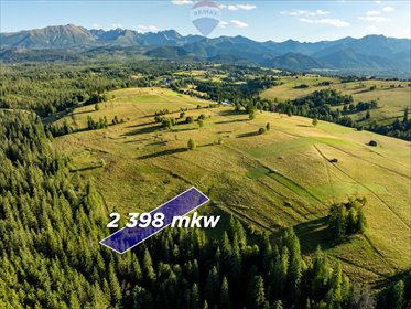 działka na sprzedaż 2398m2 działka Zakopane, Zoniówka