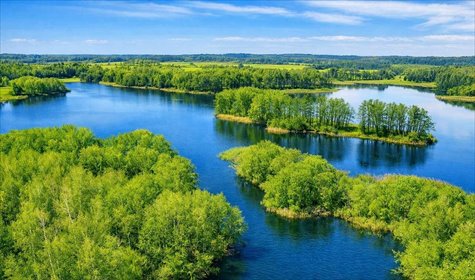 Działki nad jeziorem z własną linią brzegową zapraszam działka Ramsowo
