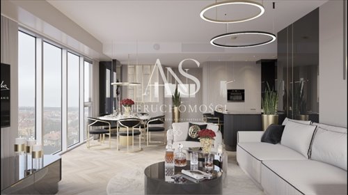 Luksusowy apartament z panoramicznym widokiem i loggią mieszkanie Szczecin, Centrum, Mieczysława Niedziałkowskiego