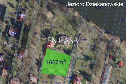 działka na sprzedaż 1667m2 działka Dziekanów Polski
