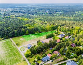 Działka przy Kampinoskim Parku Narodowym – 3726 m² działka Leszno