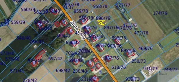 Działka budowlana 1080 m2 z warunkami zabudowy, Góra działka Góra, Złote Łany