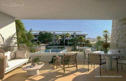 Nowoczesne 2- lub 3-pokojowe mieszkanie z panoramicznym widokiem mieszkanie Elche
