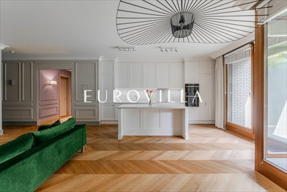 Zapraszam do 117 m² apartamentu w Wilanowie z przestronnym salonem i wysokiej klasy wykończeniem mieszkanie Warszawa, Wilanów, Sarmacka
