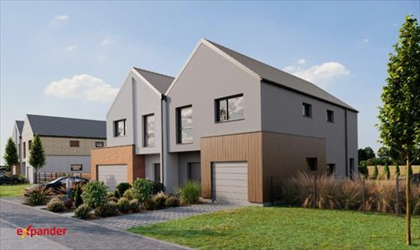 Nowoczesny dom z garażem, 4 pokoje, ogród, Leśnica dom Wrocław, Leśnica, Hanny Wałkówskiej