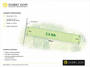 Działka 73 337 m² w Eliaszuki, las, media blisko - polecam! działka Eliaszuki