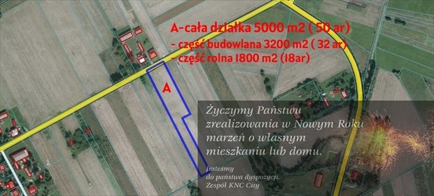 działka na sprzedaż 5000m2 działka Brzostówka