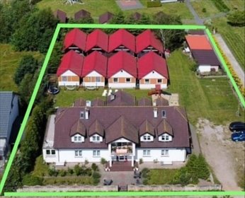 Pensjonat 19 pokoi, 8 domków, blisko plaży, gotowy! dom Jarosławiec, Za Lasem