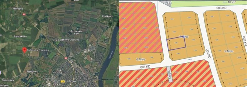 działka na sprzedaż 912m2 działka Dąbrówka Tczewska