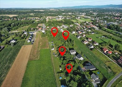 Działka 1,88 ha pod zabudowę i usługi z mediami działka Kęty, Adama Mickiewicza