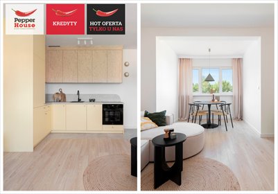 Nowoczesne 48,3 m² po remoncie, parking, Gdańsk polecam mieszkanie Gdańsk, Przymorze, Arkońska