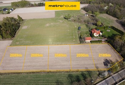 działka na sprzedaż 2089m2 działka Nasielsk, Marszałka