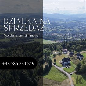 działka na sprzedaż 1300m2 działka Mordarka