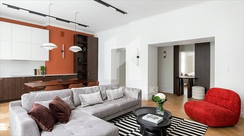 Polecam przestronne 75 m² apartament z 2 tarasami w centrum Warszawy mieszkanie Warszawa, Śródmieście
