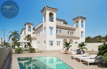 Nowoczesny dom szeregowy 154 m² z prywatnym ogrodem i garażem polecam! dom Bigastro