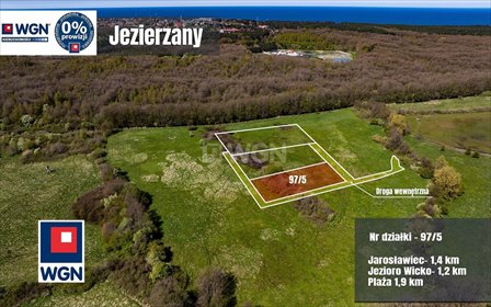 Działka rekreacyjna 3004 m² blisko morza - zapraszam działka Jezierzany