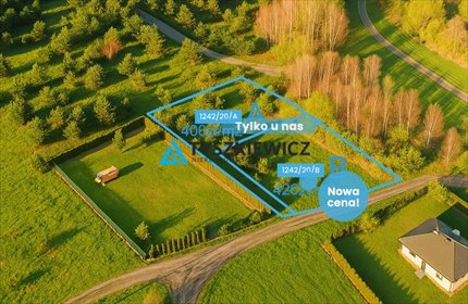 działka na sprzedaż 1084m2 działka Chwaszczyno, Dąbrówki