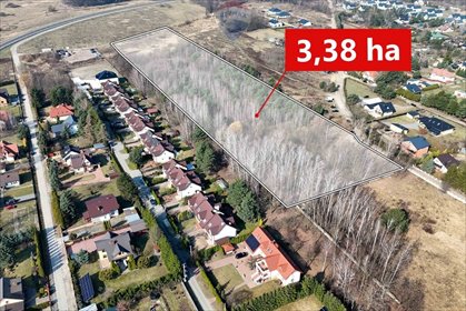 33 800 m² działki pod zabudowę w Kozery, dostęp do mediów działka Kozery, Ustronna
