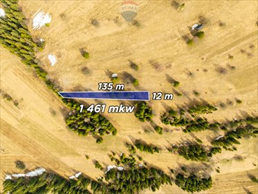 działka na sprzedaż 3830m2 działka Rzepiska, Potok Bryjów