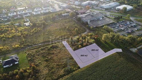 działka na sprzedaż 800m2 działka Mierzyn