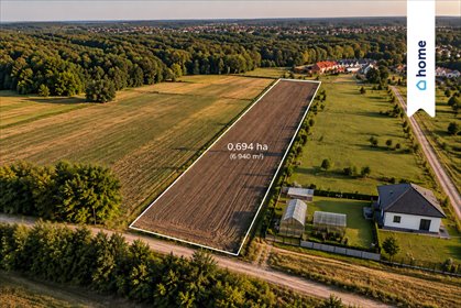 Działka inwestycyjna 6940 m² w Zawadzie (blisko Opola) działka Zawada