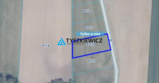 działka na sprzedaż 1458m2 działka Wysin