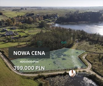 Zapraszam do obejrzenia działki 3769 m² z dostępem do jeziora w Liski działka Liski