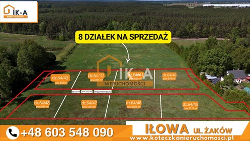 Działki budowlane w Iłowej z warunkami zabudowy polecam działka Iłowa, Iłowa, Żaków