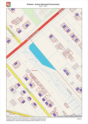 Działka 1182 m² w Nowych Lipinach - polecam działka Nowe Lipiny, Szosa Jadowska