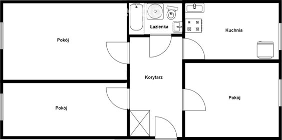 mieszkanie na sprzedaż 59m2 mieszkanie Lidzbark, Jeleńska