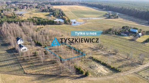 działka na sprzedaż 1011m2 działka Wda