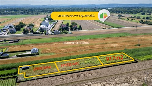 Działka 917 m² pod zabudowę jednorodzinną - zapraszam działka Kraków, Wzgórza Krzesławickie, Wadów, Wadowska