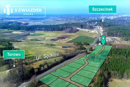 Sprzedam działkę budowlaną 1032 m² Turowo, blisko Szczecinka działka Turowo
