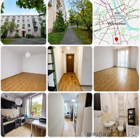 Mieszkanie 35 m² z balkonem na Mokotowie - elastyczna aranżacja mieszkanie Warszawa, Mokotów, Jana Bytnara "Rudego"