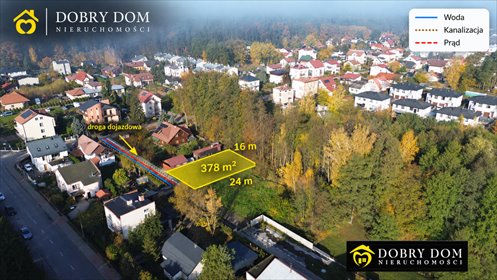 działka na sprzedaż 378m2 działka Białystok, Dojlidy Górne