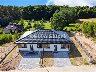 Nowy parterowy dom z ogrodem w Strzelinie - polecam! dom Strzelino, Pod Dębem