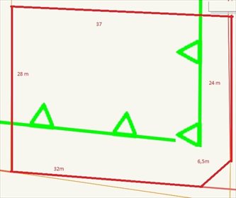 działka na sprzedaż 1101m2 działka Warszawa, Wawer Radość