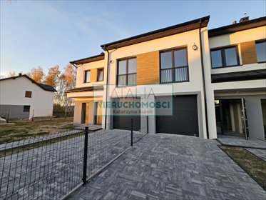 Na sprzedaż przestronny bliźniak 115 m² z garażem i dużą działką dom Kozerki
