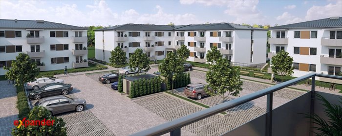 Polecam nowoczesne 33,86 m² mieszkanie w Dominowie z balkonem mieszkanie Dominów, Rynek