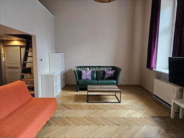 Stylowa kawalerka z antresolą przy Plantach (Kraków) mieszkanie Kraków, Śródmieście, Gertrudy