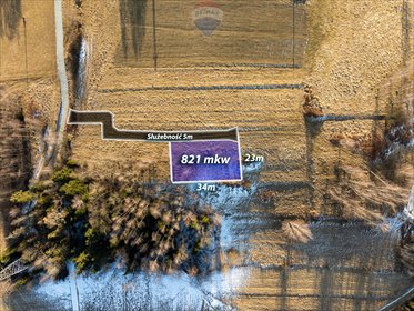 działka na sprzedaż 821m2 działka Wysoka