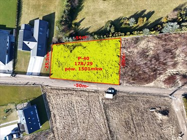 działka na sprzedaż 1501m2 działka Łódź, Polesie, Złotno, Kirasjerów