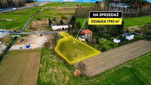 działka na sprzedaż 1792m2 działka Lędziny