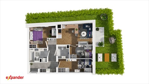 Nowoczesne 63 m2 smart home blisko Ronda Matecznego mieszkanie Kraków, Rydlówka