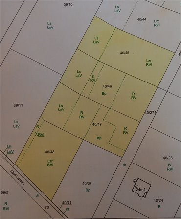 działka na sprzedaż 1400m2 działka Siestrzeń, Nad Lasem