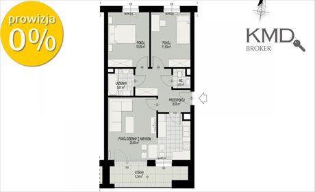 mieszkanie na sprzedaż 61m2 mieszkanie Lublin, Dziesiąta, Wyścigowa