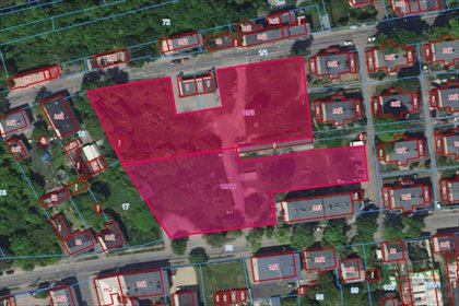 Działka z garażem w Będzinie, pełne uzbrojenie, 6458 m² działka Będzin, Będzin, 1 Maja / Brata Alberta