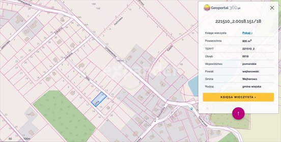 działka na sprzedaż 905m2 działka Zbychowo, Cicha
