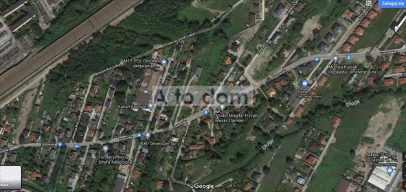 Działka 1536 m² z domem, media, plan zagospodarowania działka Zielonka