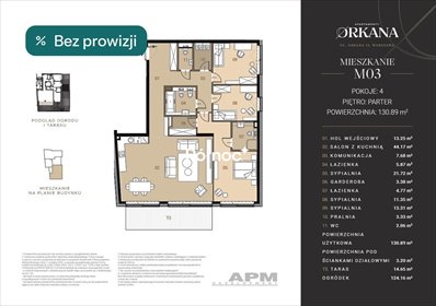 mieszkanie na sprzedaż 132m2 mieszkanie Warszawa, Mokotów, Władysława Orkana